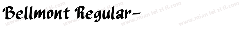 Bellmont Regular字体转换